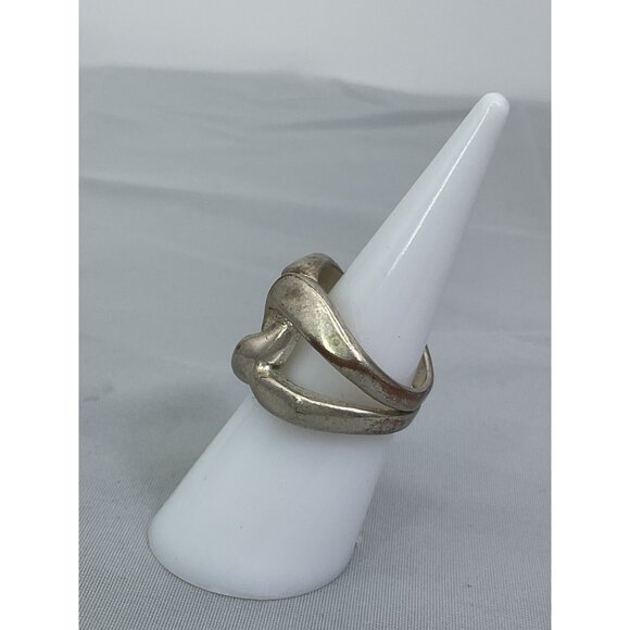 Silver Tone Chain Link Ring - Picture 4 of 5